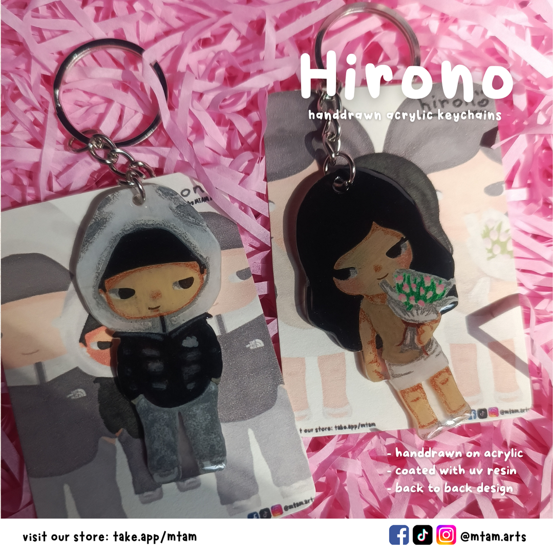 Handdrawn Acrylic Keychains