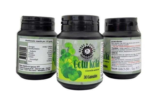 Gotu Kola Kruiden Capsules