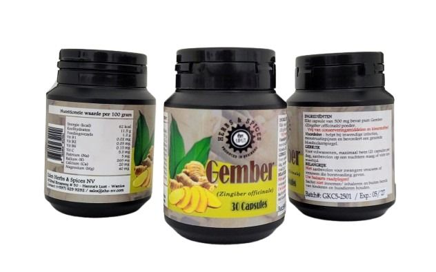 Gember Kruiden Capsules 