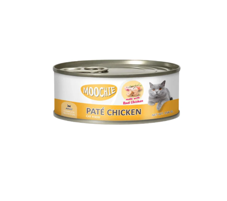 MoochieCat Wet Food pate chicken 156G