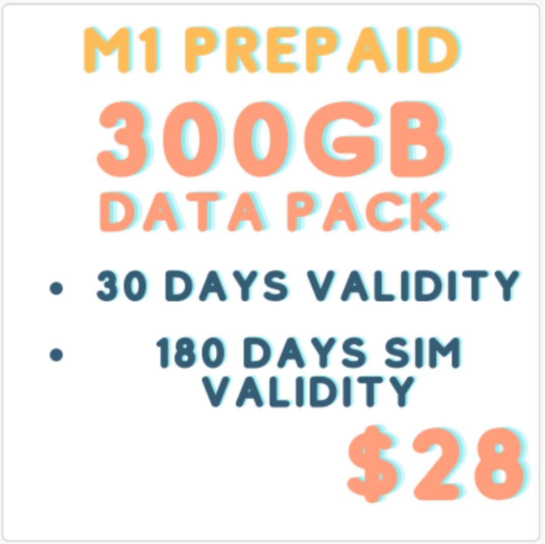 M1 $28 300GB 30-Day Data Pack