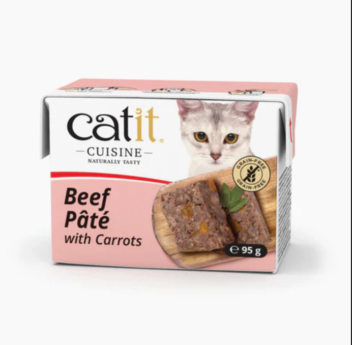 Catit Cuisine Beef Pate with Carrots95g Tetra