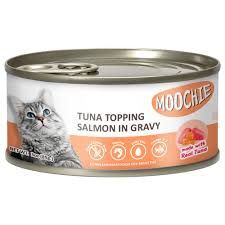 MoochieCat Wet Food Mince tuna with shrimp in Gravy 156G