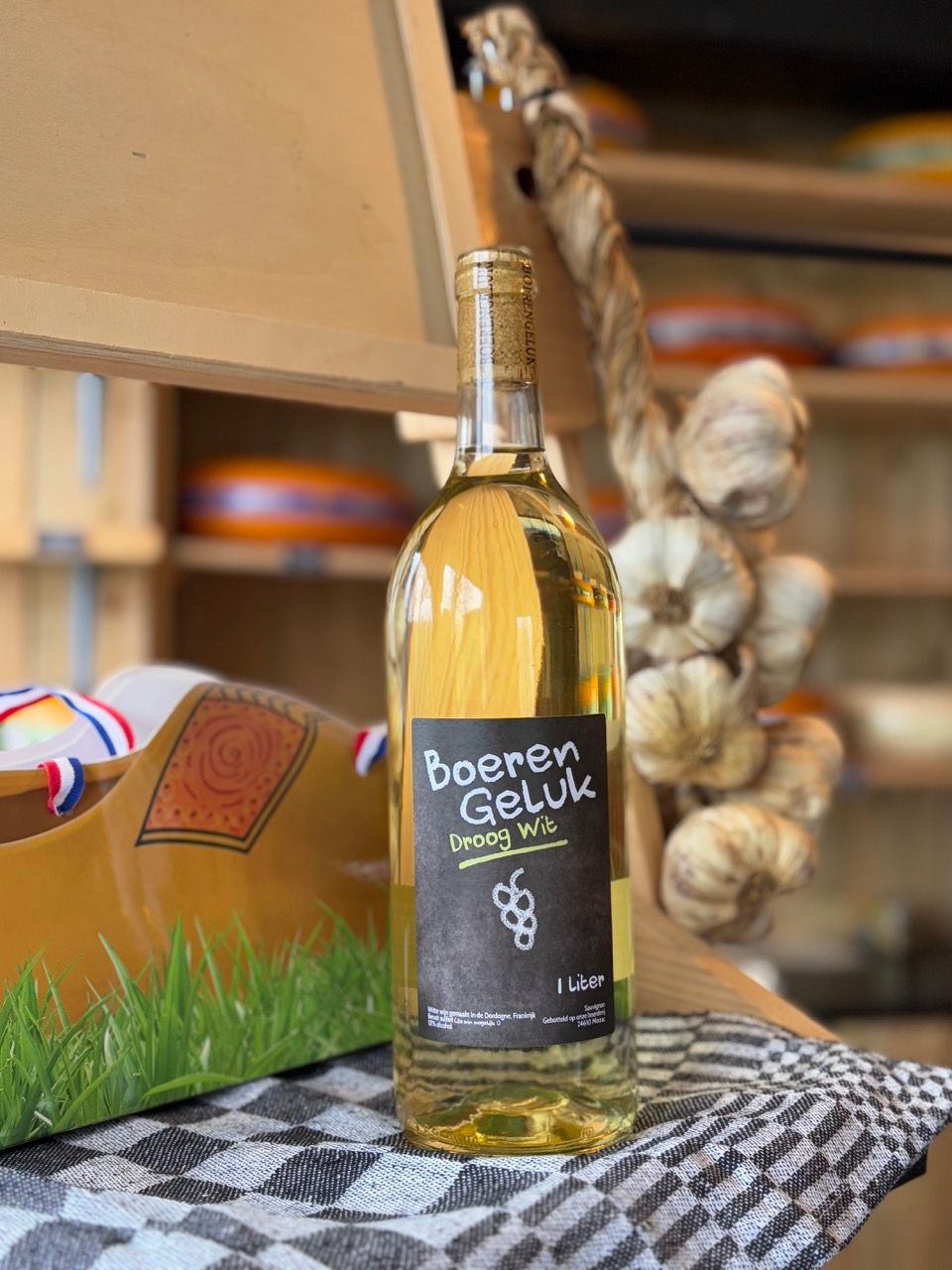 Boerengeluk Wijn Wit 1L