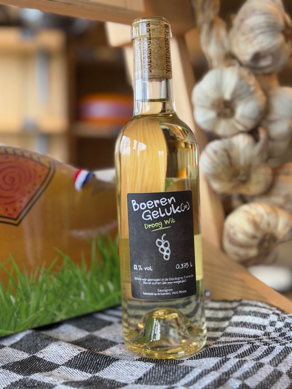 Boerengeluk Wijn Wit 375ML