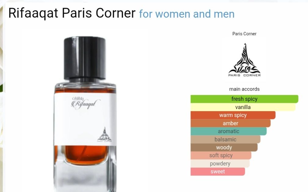 Rifaaqat - Paris corner - 85ML 