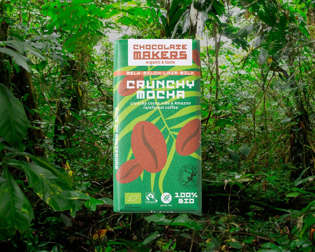 Crunchy Mocha Melk – Crunchy Cacaonibs & Koffie