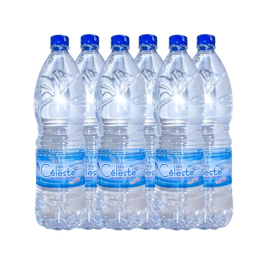 EAU MIN. CELESTE 1,5L X 9