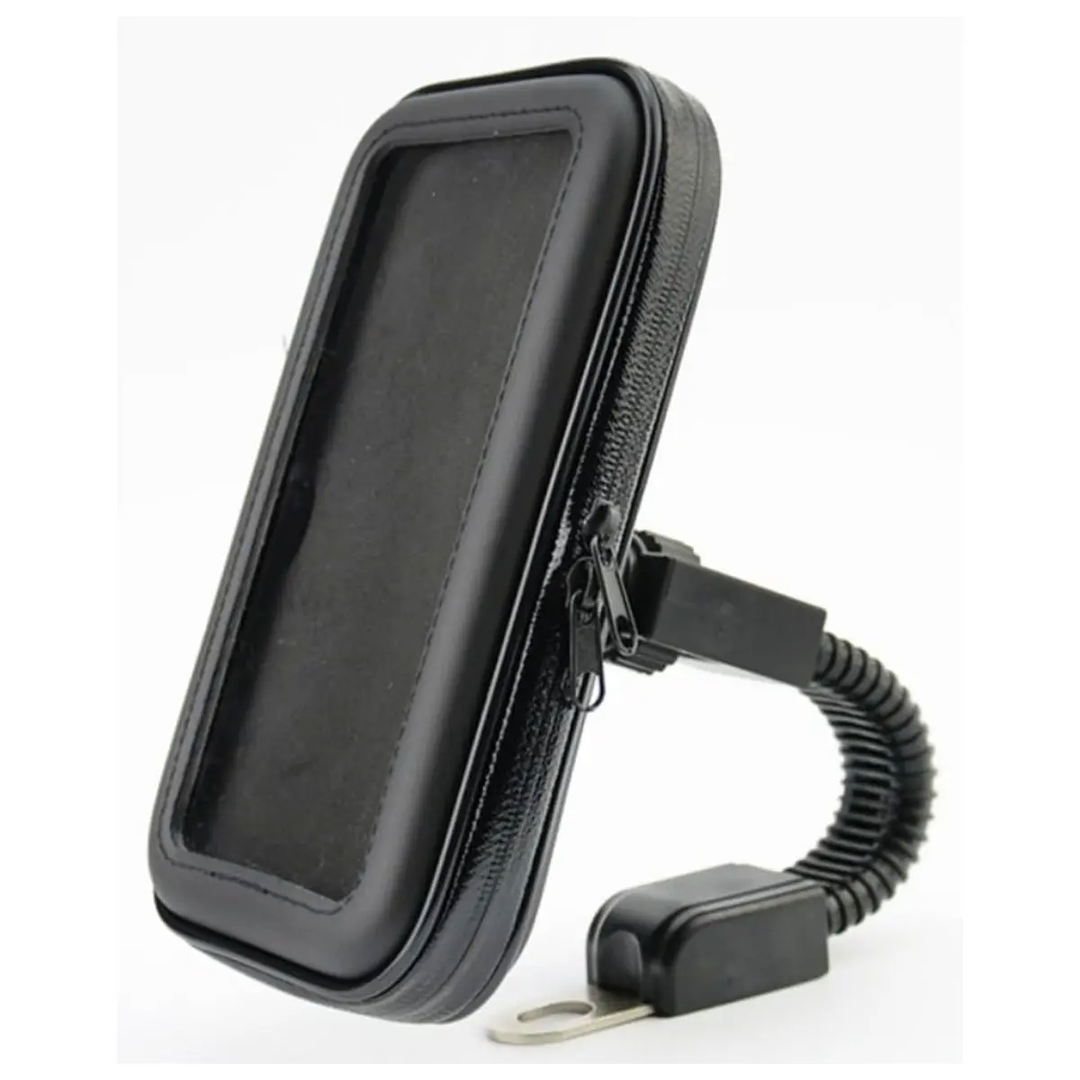 HOLDER CON ZIPPER PARA CELULARES BRAZO FLEXIBLE MOTO