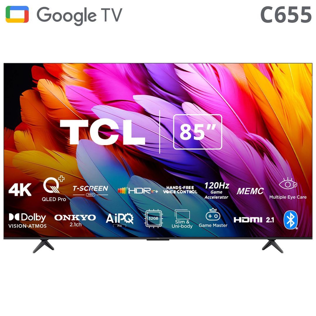 TCL Quantum DOT Google TV 85inch
