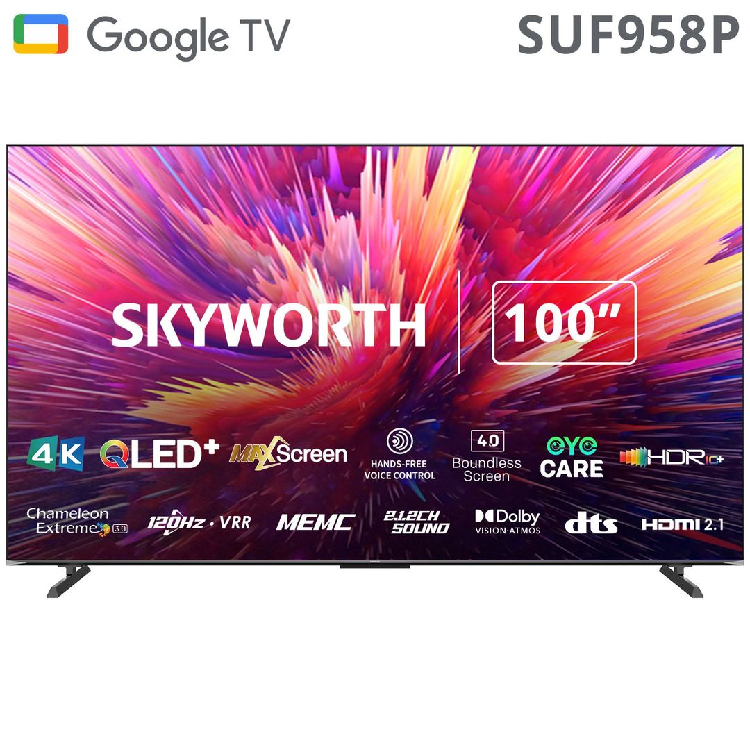 SKYWORTHUHD 4K smart QLED+ Google TV 100inch
