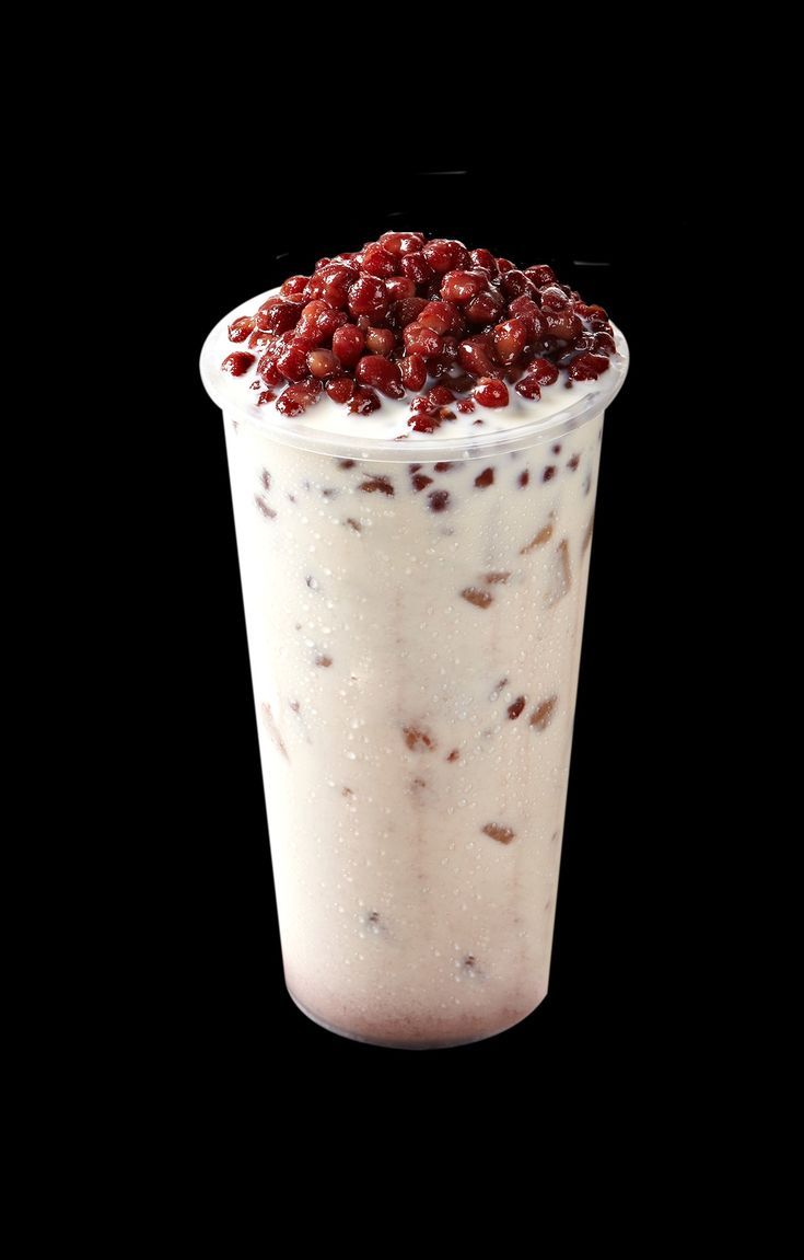 The au lait aux haricots rouge