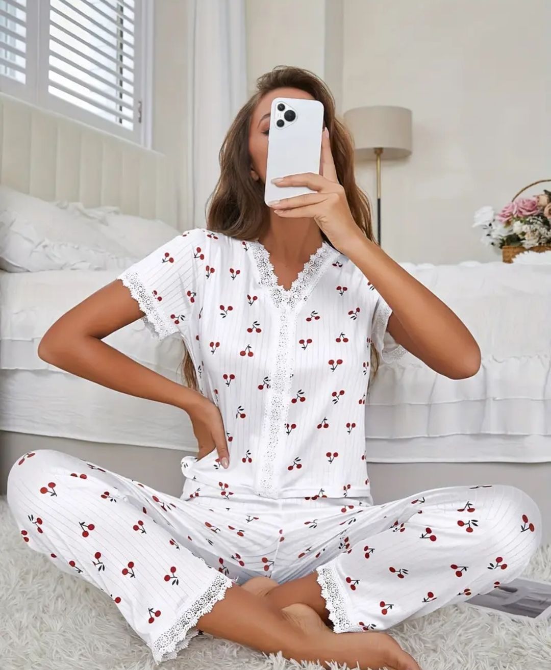 Cherry women pajama set