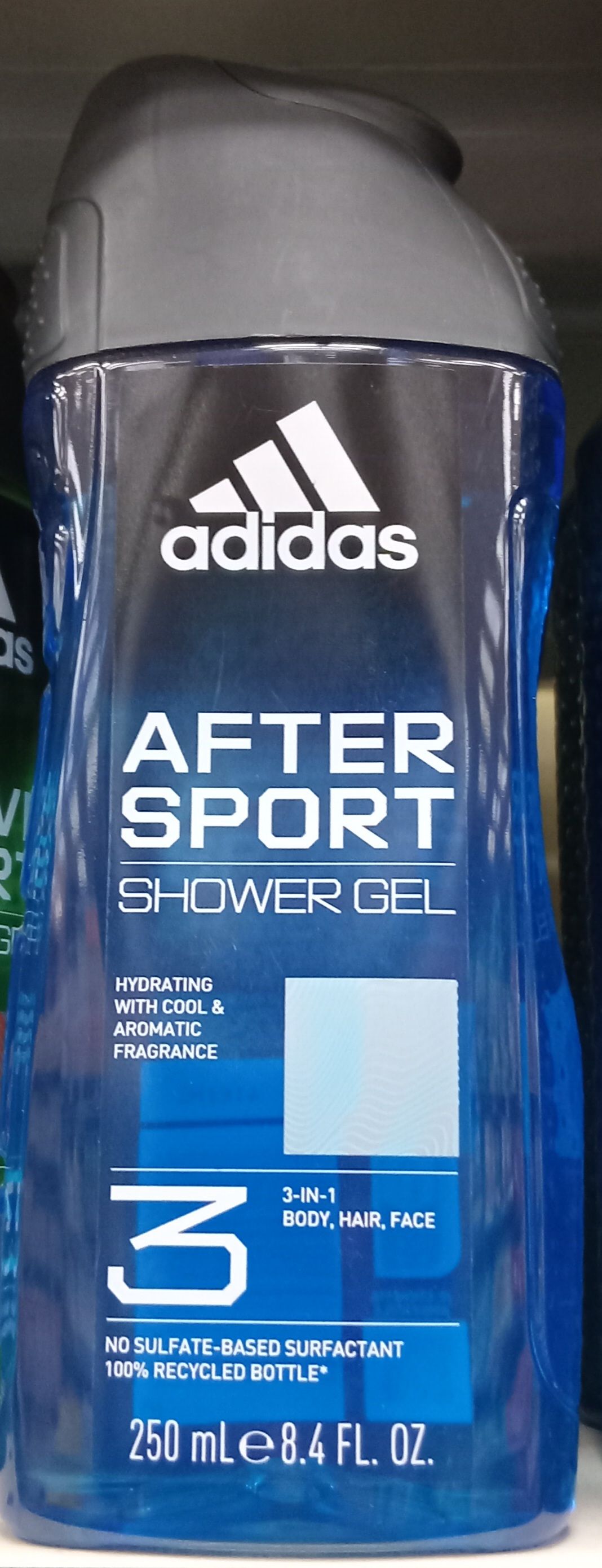 Adidas Douche Gel After Sport Homme 250ml