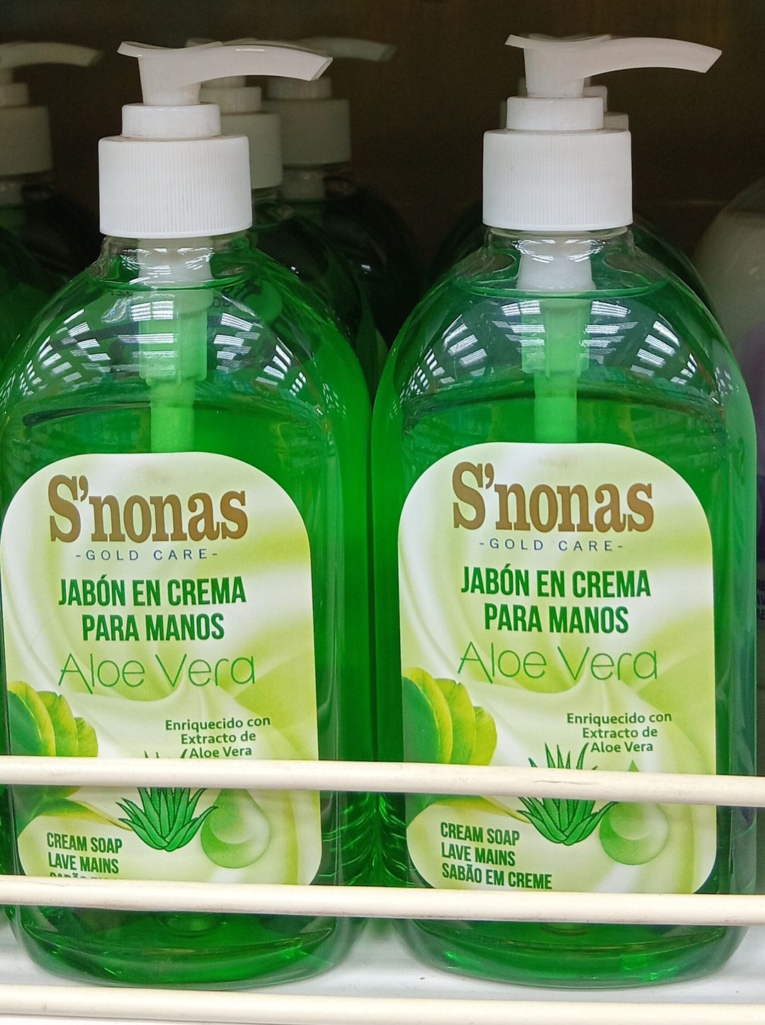 S'Nonas Cream Soap Aloe Vera 500ml