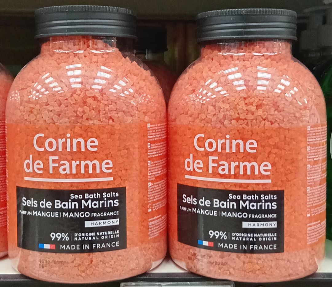 Corine De Farme Sels De Bain Marins Mangue 1lt