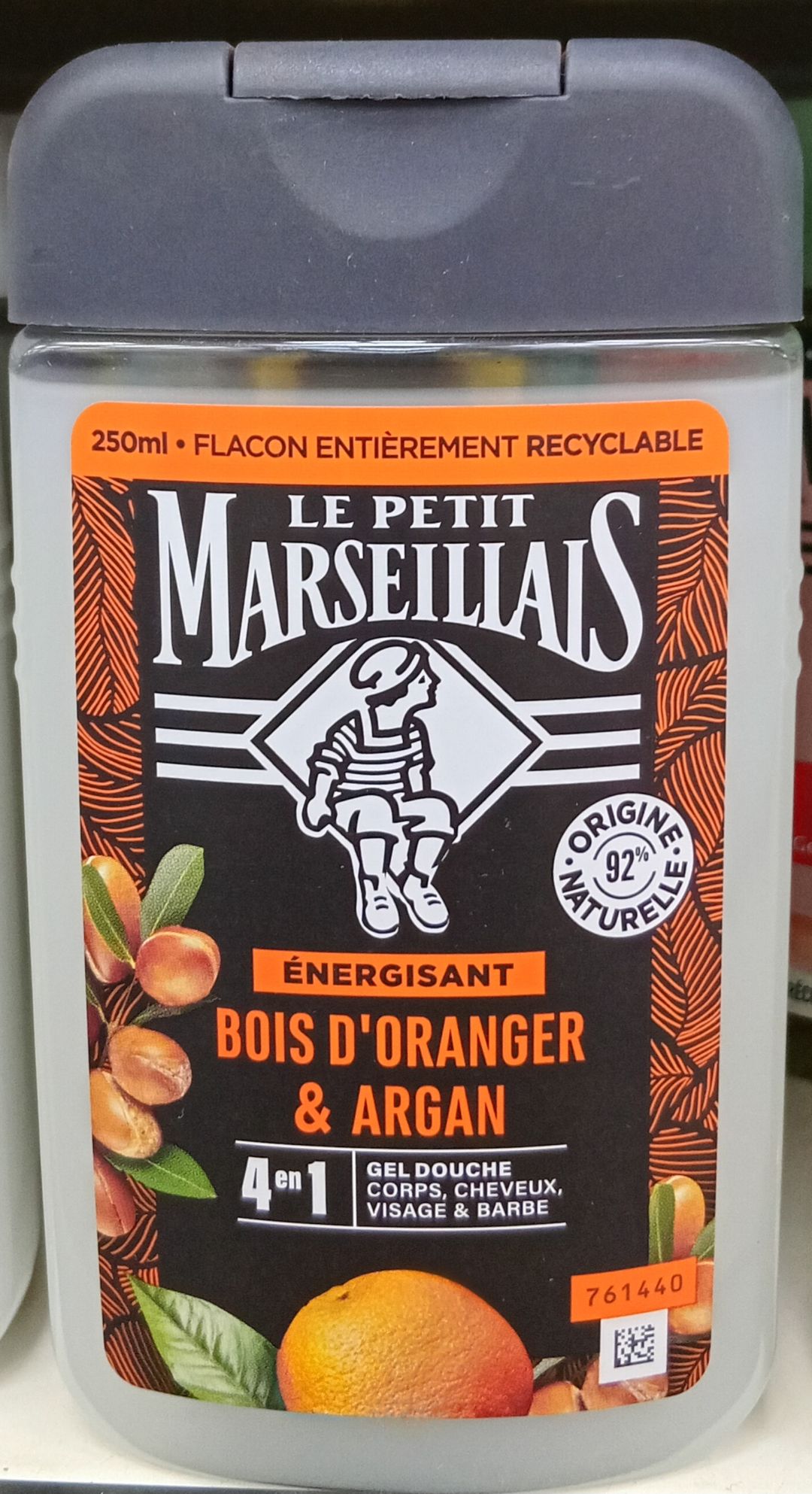 Le Petit Mars. Douche Gel Oran/Argan Men 250ml