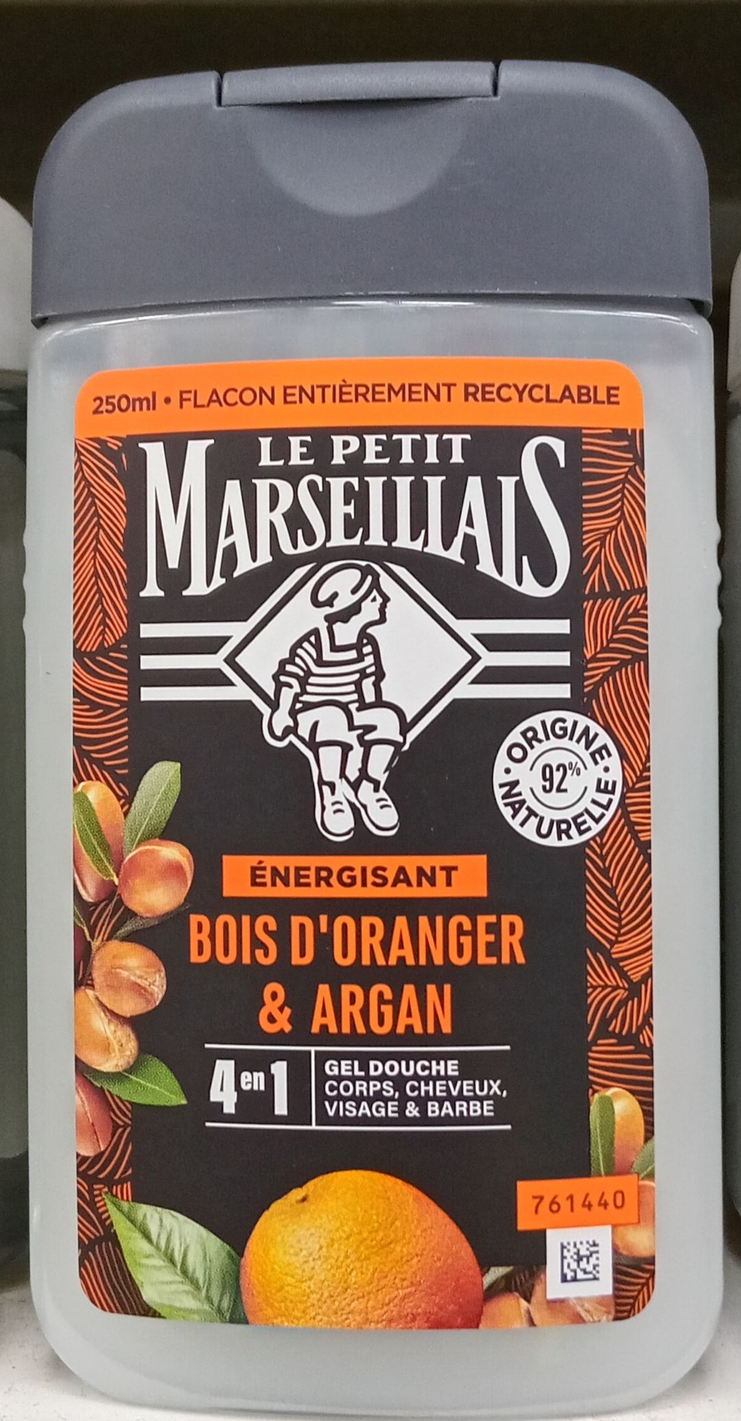 Le Petit Mars. Douche Gel Bois Oran/Argan 250ml