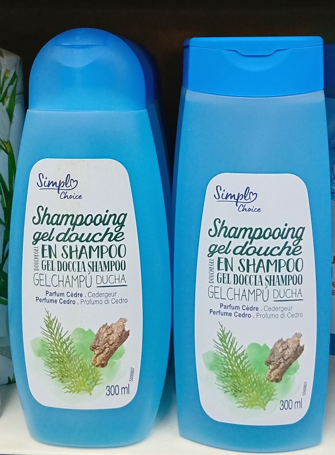 Simple Bain/Douche Cedre 300ml