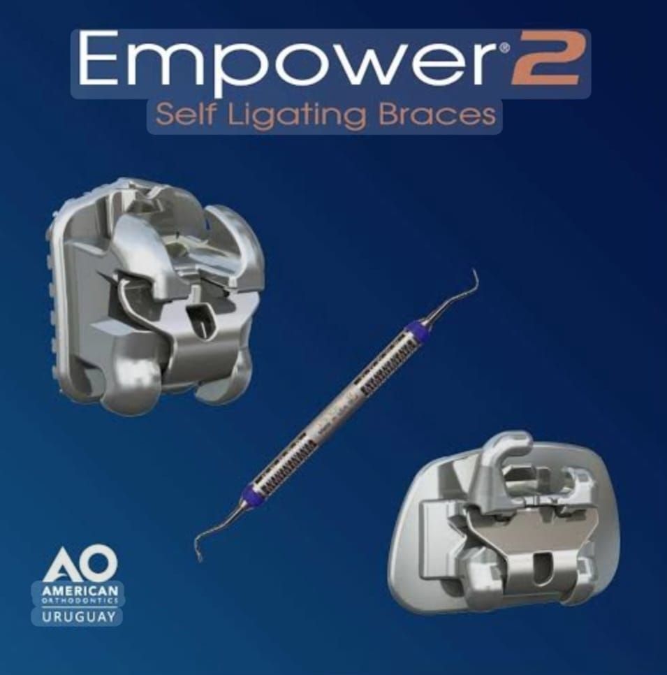 AO EMPOWER 2 BRACKET Active & Passive 5X5 0.022, WITH HOOK ON 3,4,5