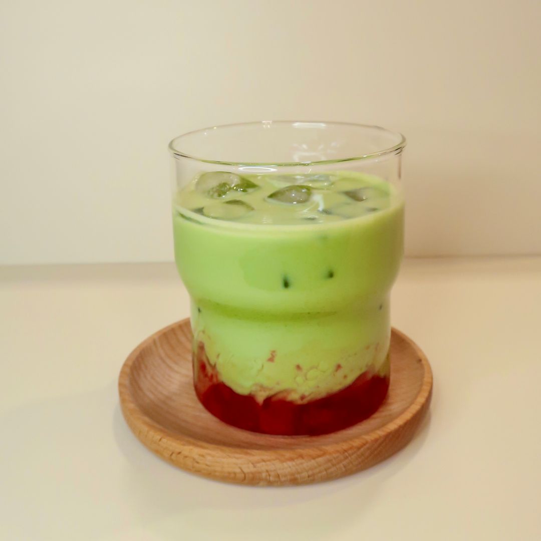 Strawberry Matcha Latte