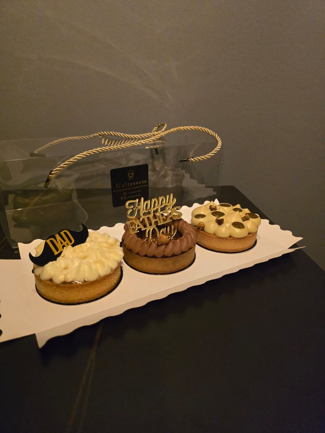 Happy Father's day (Box of 3 Tarts) 