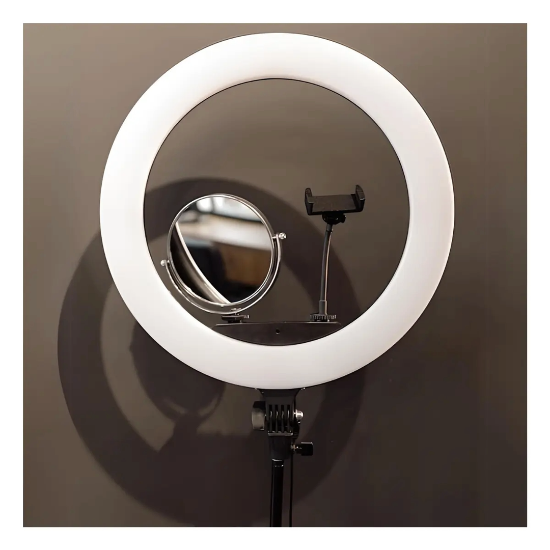 ARO DE LUZ 36CM CON ESPEJO/CTRL/HOLDER