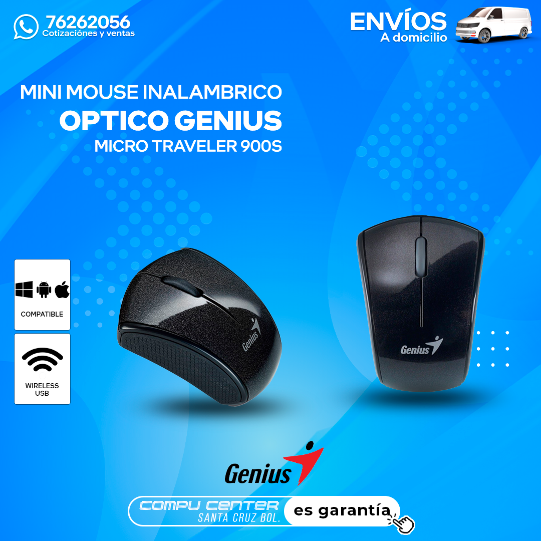 GENIUS MICROTRAVELER 900S / MINI MOUSE INALAMBRICO
