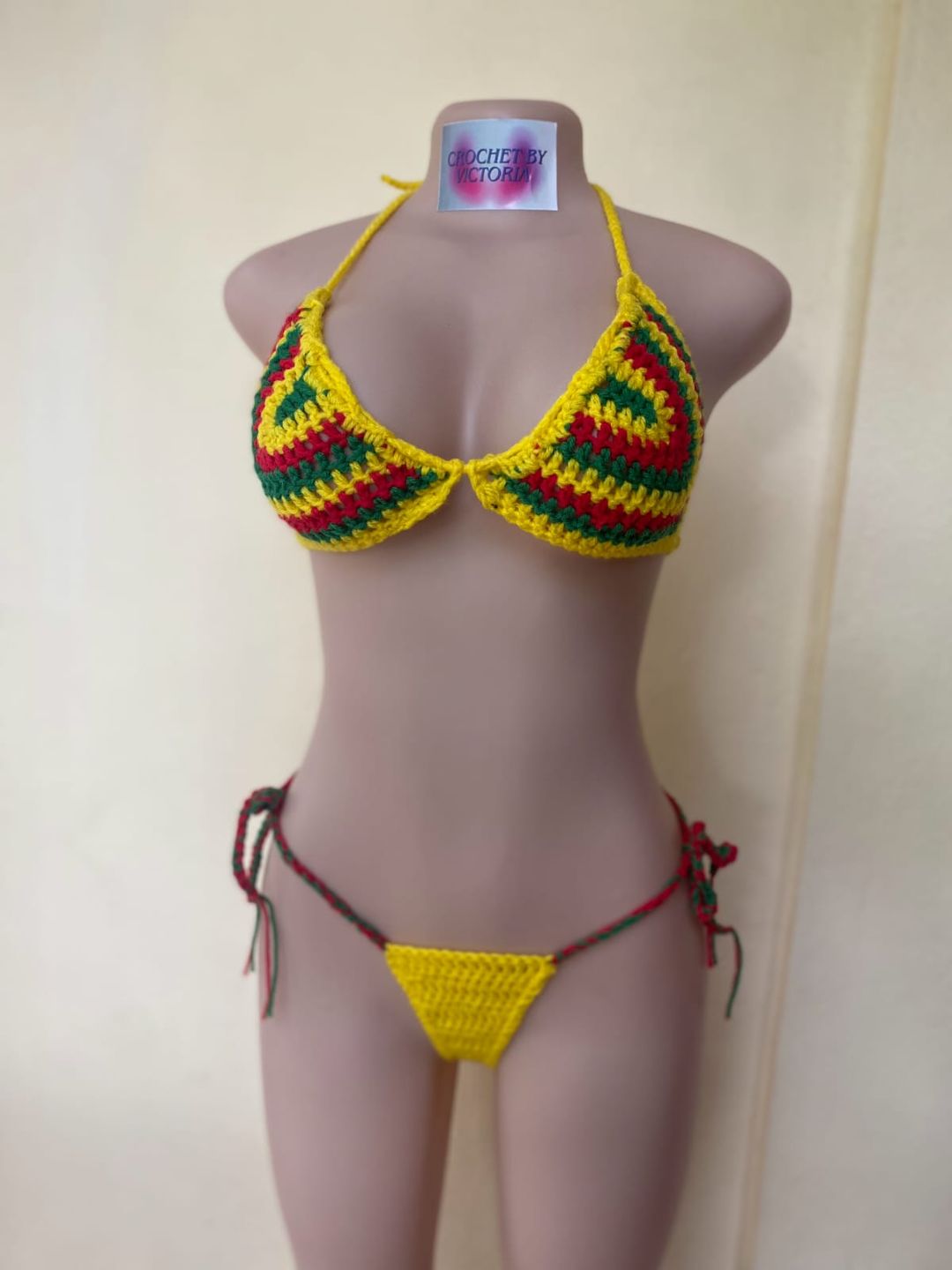 Yellow bikini set