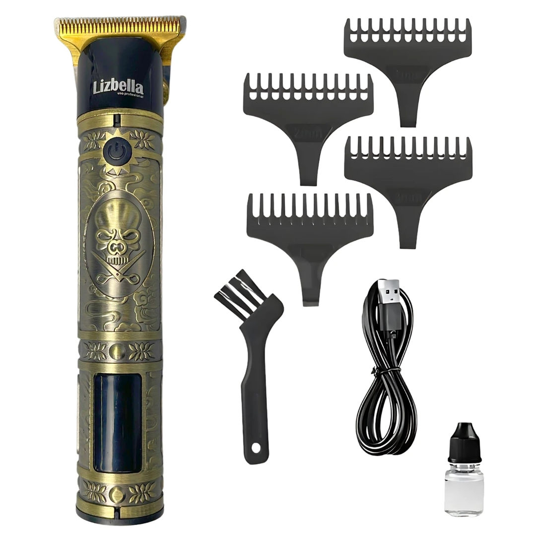 RASURADORA CORTA PELO LIZBELLA LB-904 DISEÑO CALAVERA