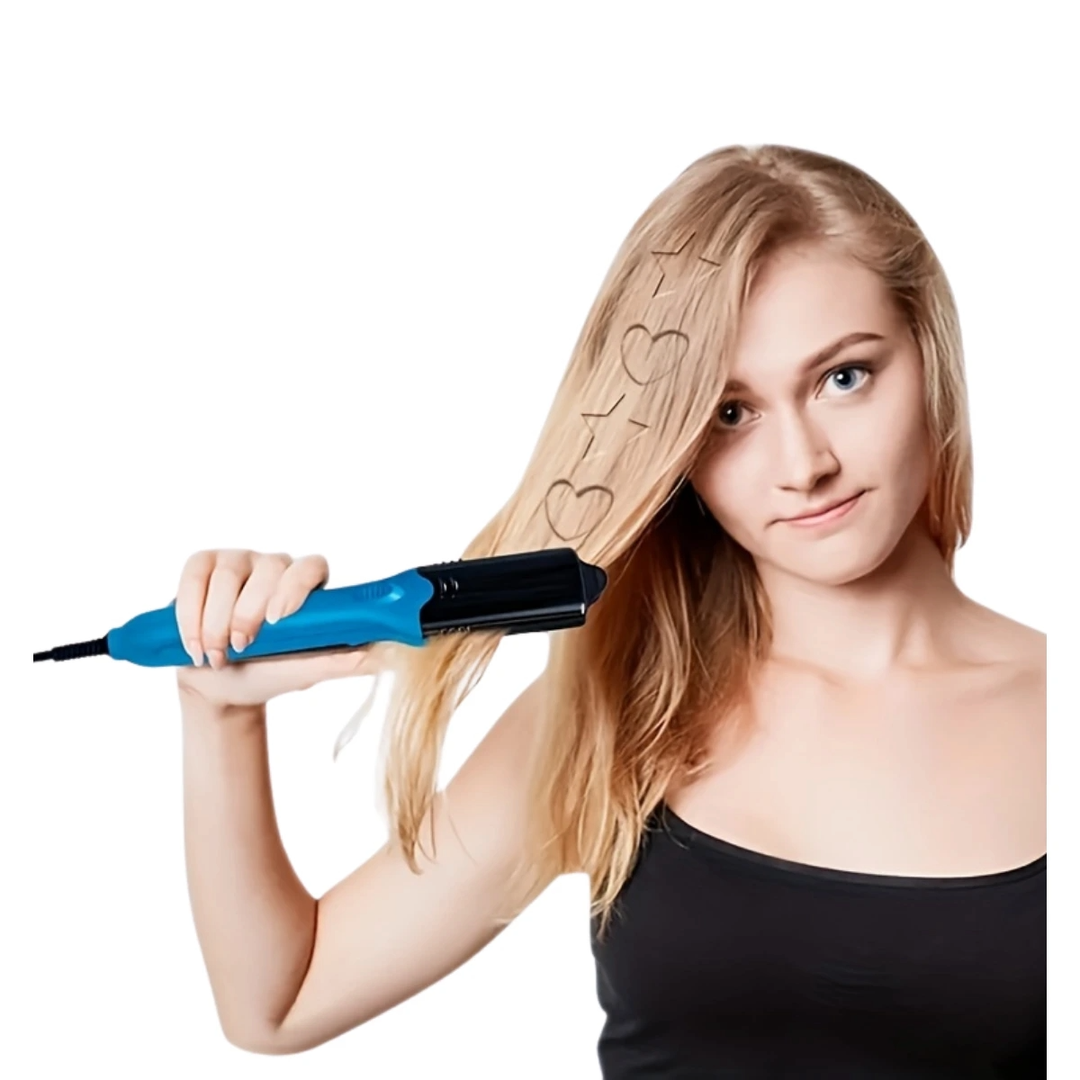 PLANCHA DE CABELLO CON MOLDES 3D 5 EN 1 SPLINT