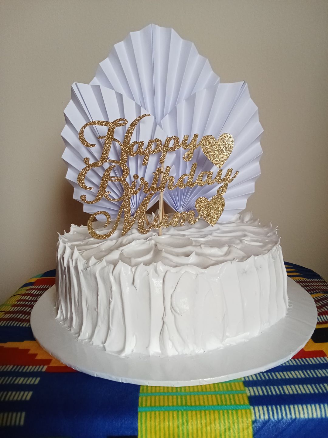 Eggless Lemon Poppy Birthday Cake.