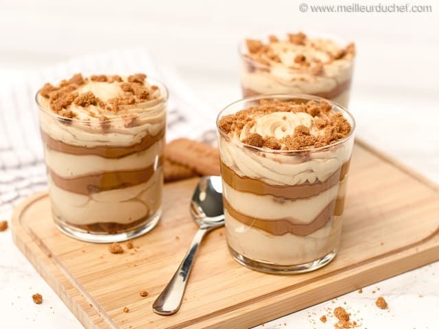 Verrines sucrés au spéculos