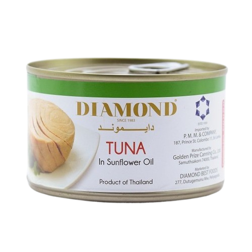 Diamond Tuna In Sunflower Oil 185g
