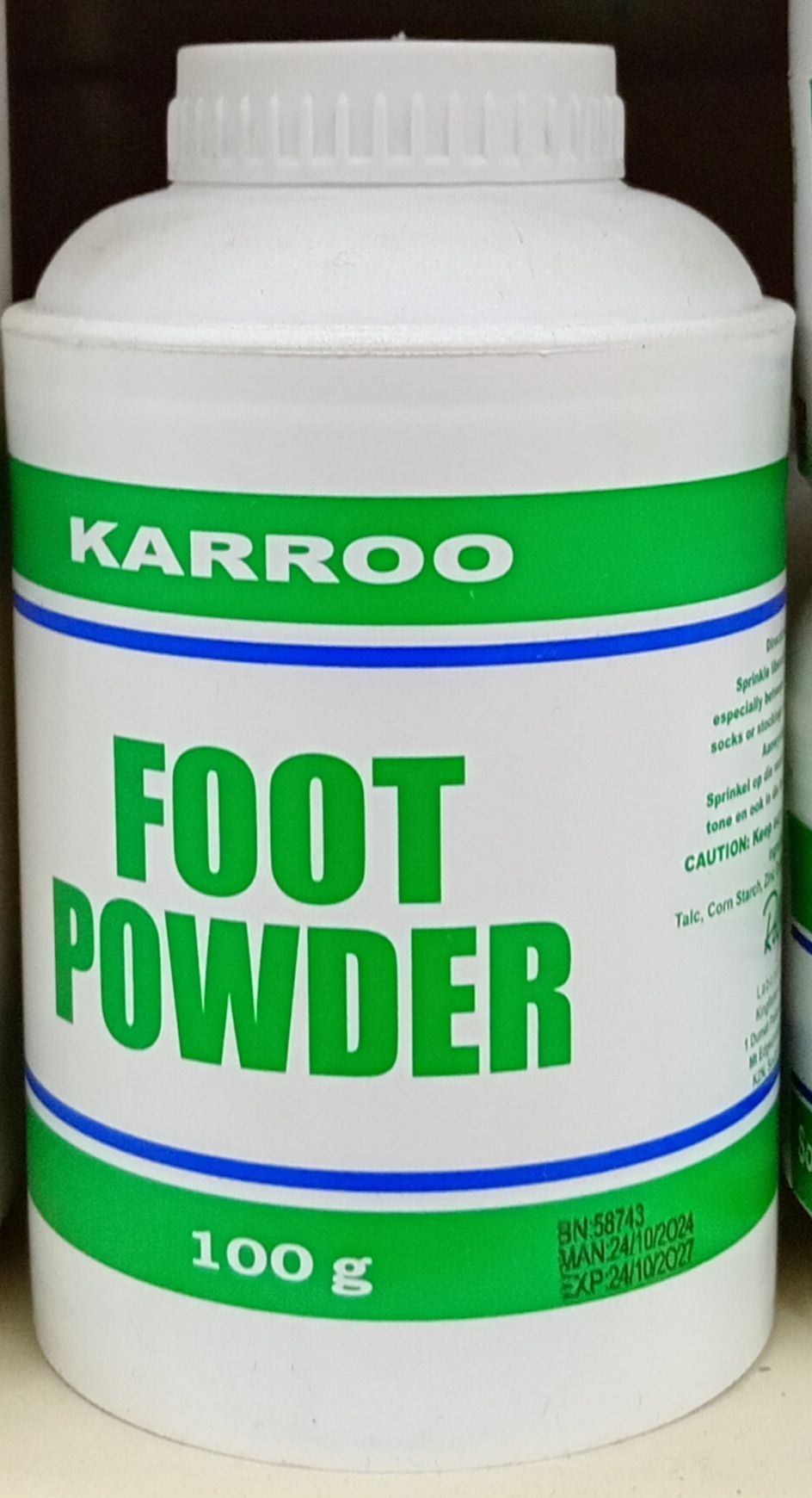 Karroo Foot Powder 100gr