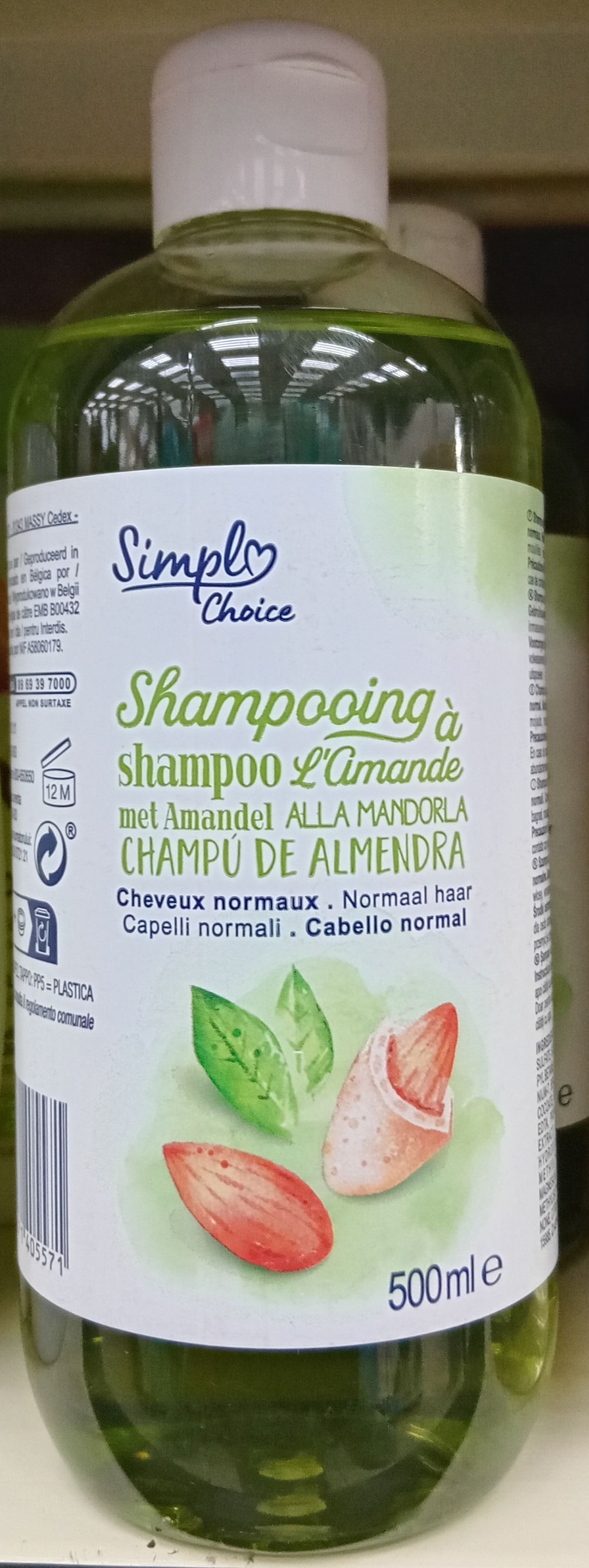 Simple Shamp. Amande 500ml