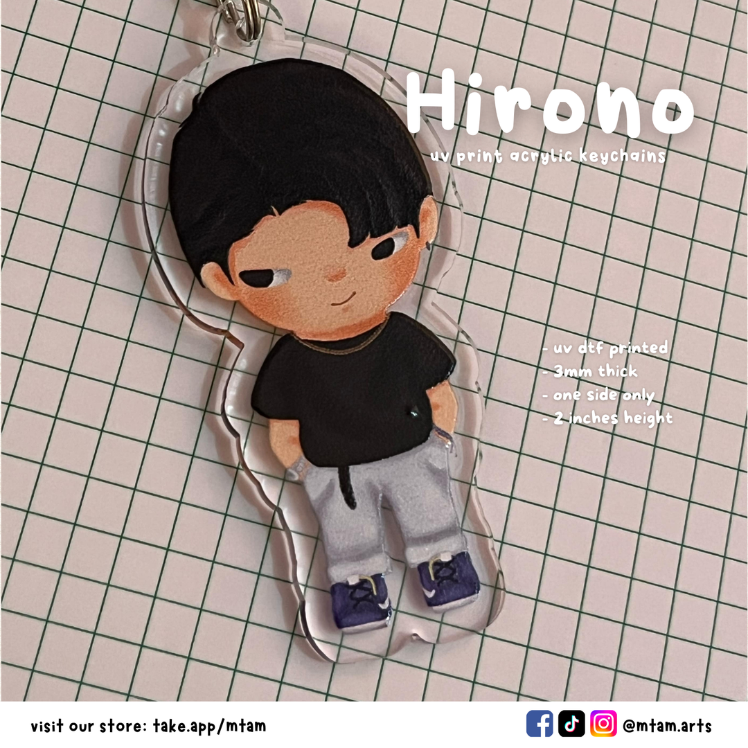 UV Print Acrylic Keychains