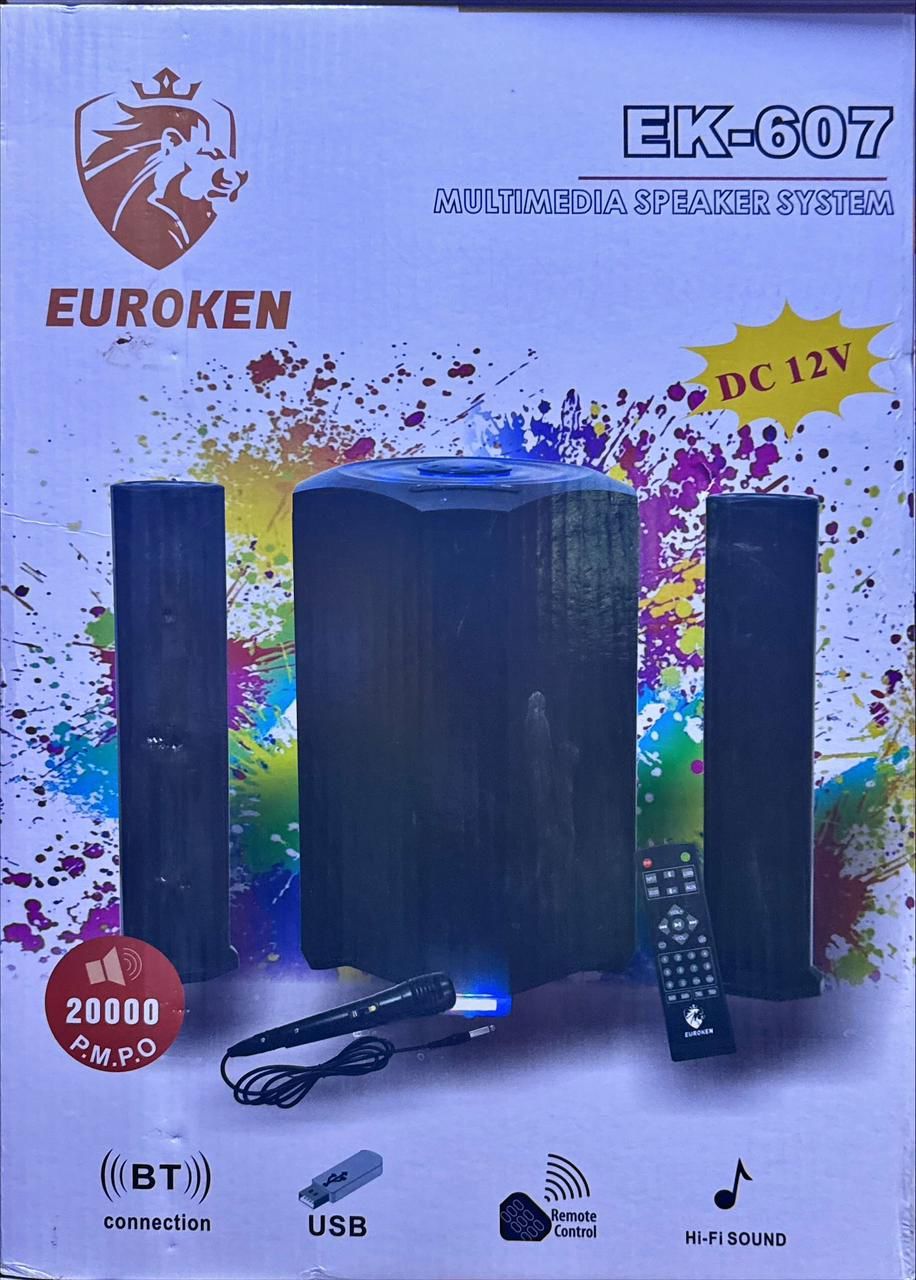 EUROKEN EK-607 MULTIMEDIA SPEAKER SYSTEM