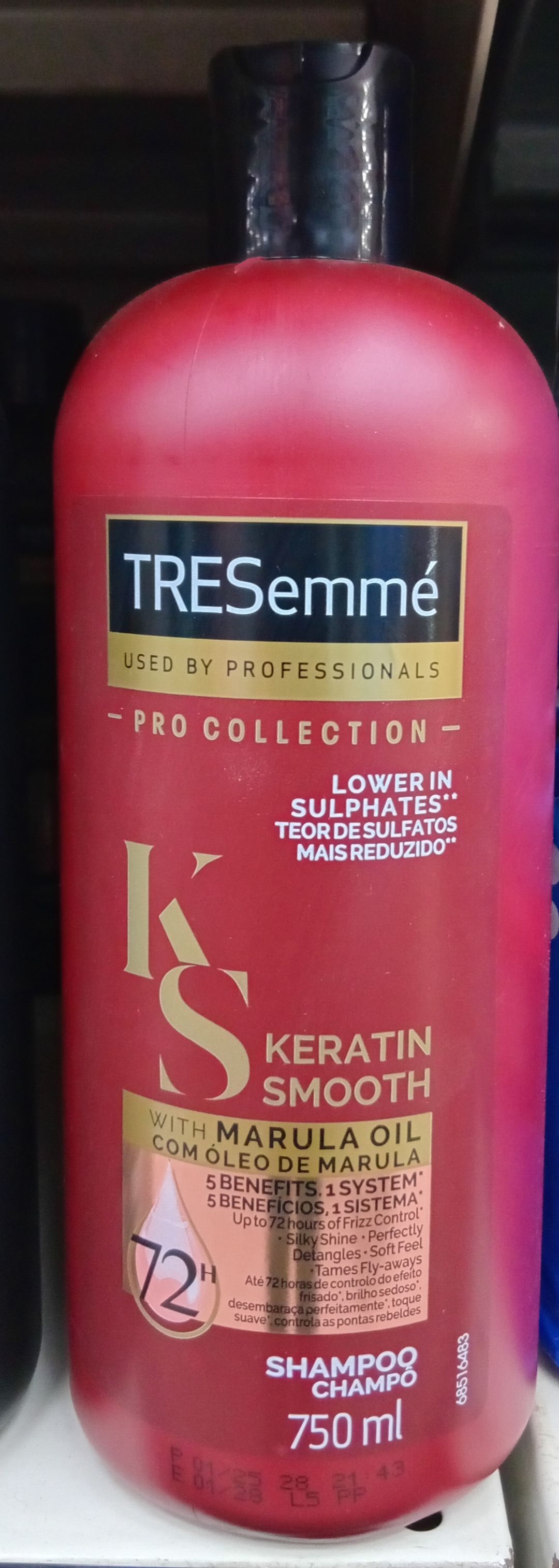 Tresemme Shampoo K Smooth 750ml