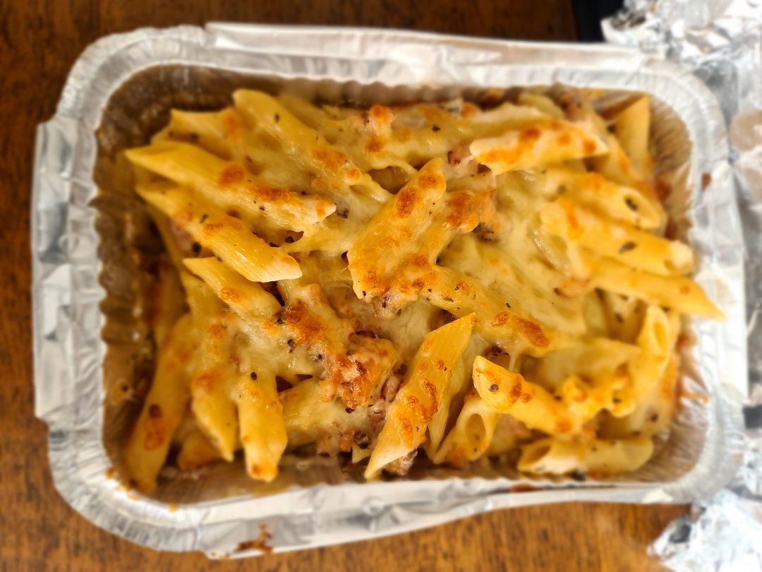 Mac n cheese (lardon. Porc)