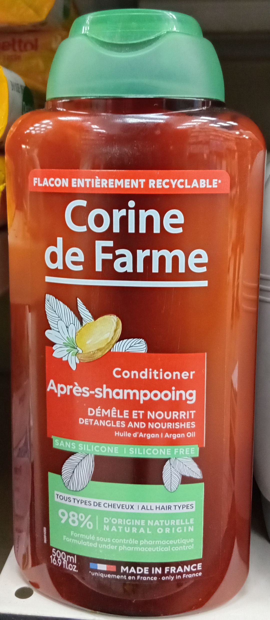 Corine De Farme Apr. Shamp. Argan 500ml