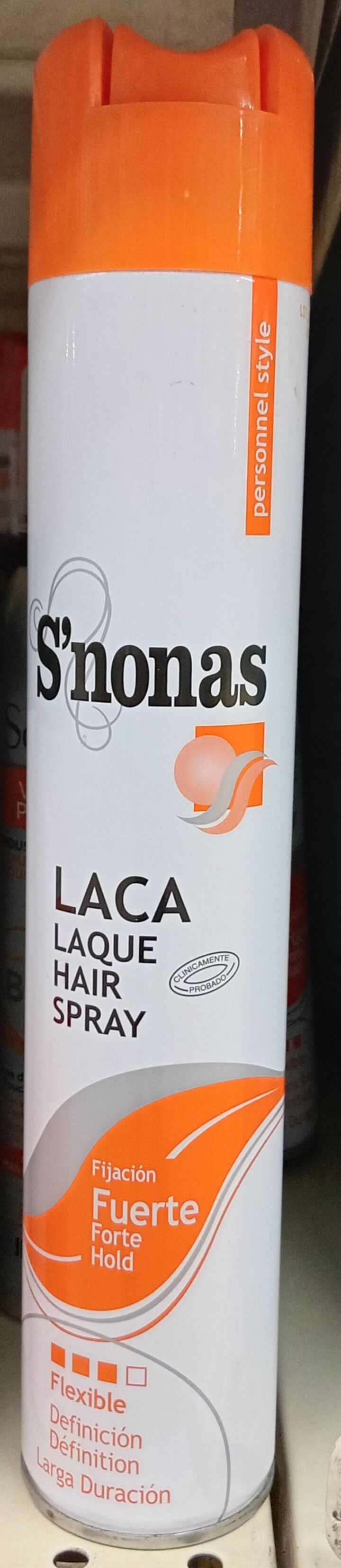 S'Nonas Laque Hair Spray Hold 400ml