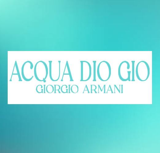 ACQUA DI GIO - GIORGIO ARMANI for Ladies.
