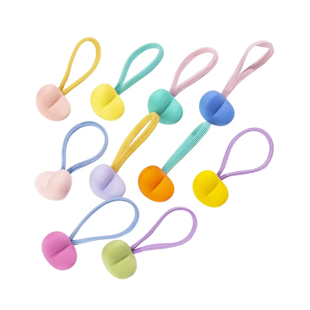 COLITAS PARA EL CABELLO SET DE 10 (CUBO)