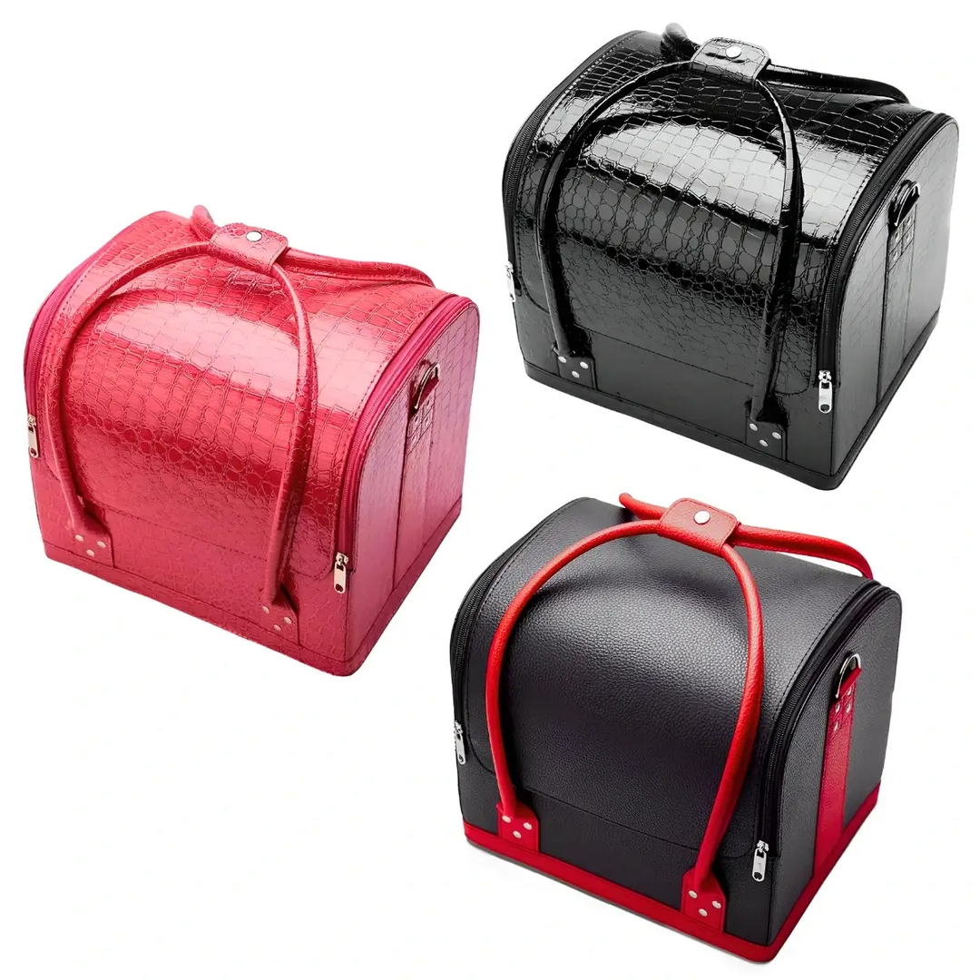 CAJA ORGANIZADOR DE COSMETICOS 5 COMP. FASION BAG