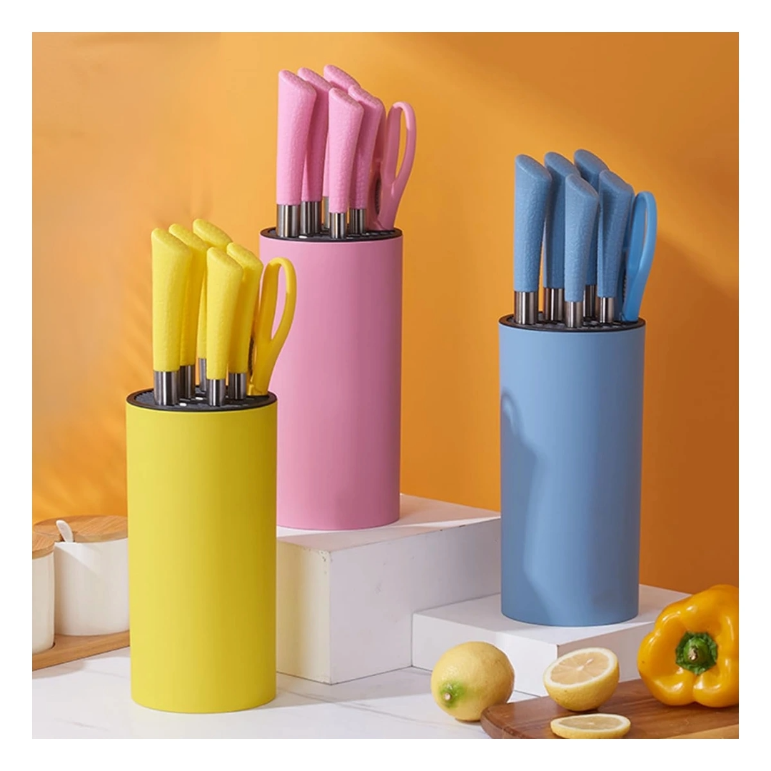 UTENSILIOS DE COCINA CUCHILLOS EVRYEALTH 7 PZAS