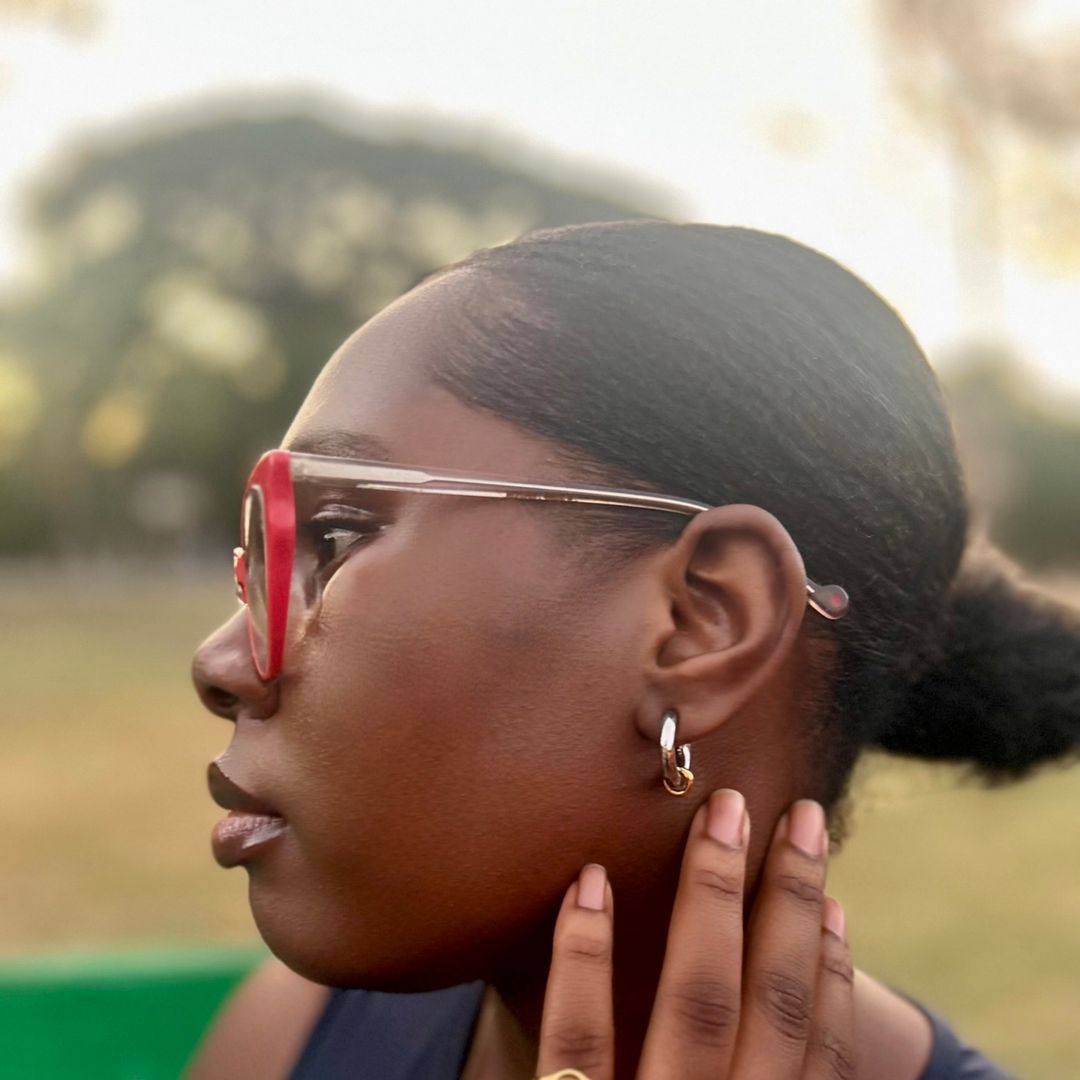 Priscilla Two-Toned Hoops