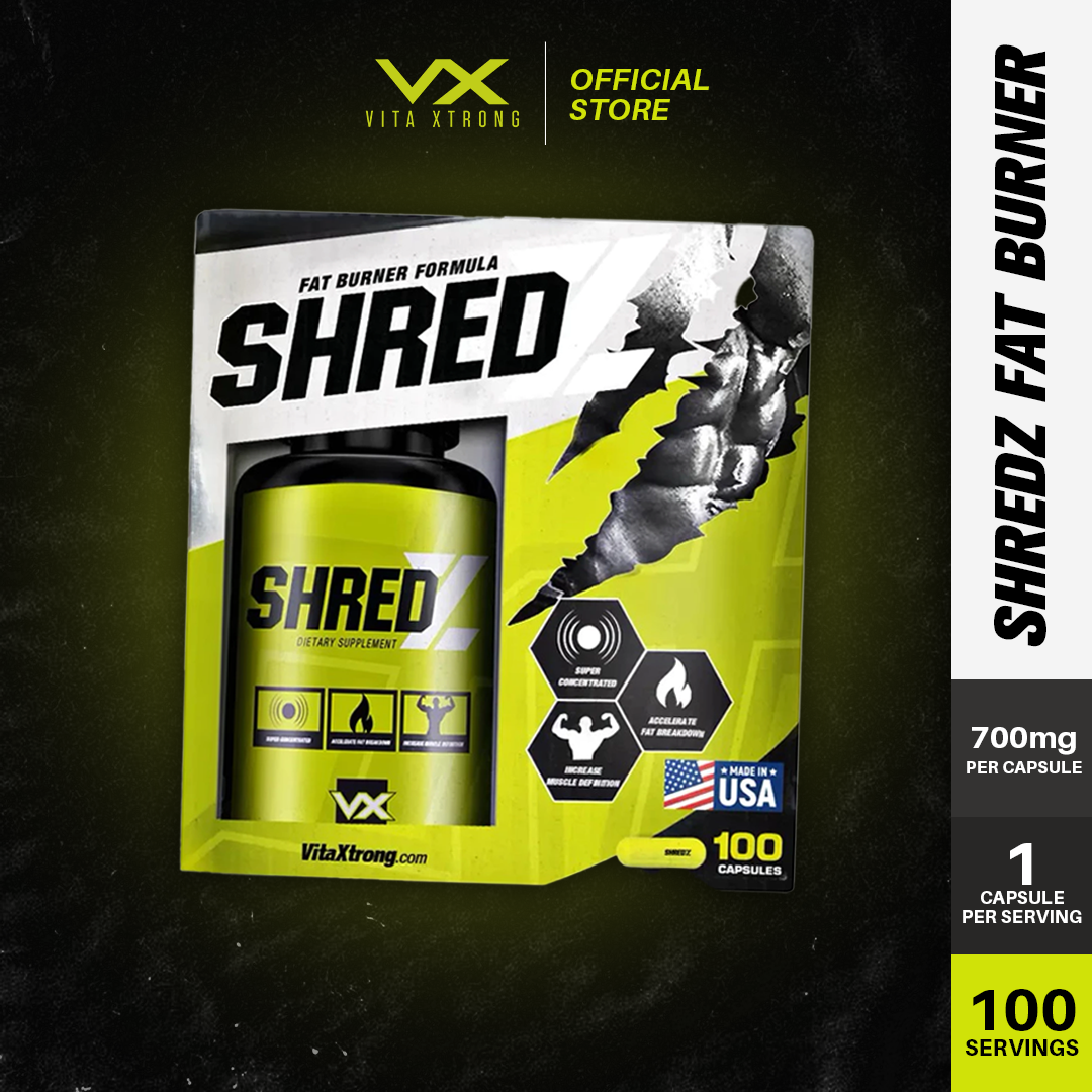 Vitaxtrong Shredz (100 capsules) | Energy Boost, Fat Burner [VX]
