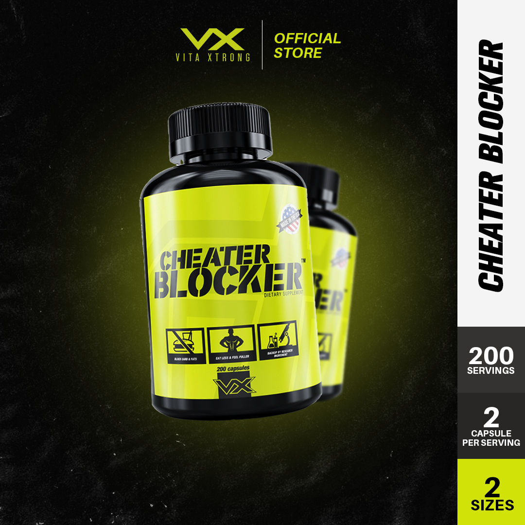 VITAXTRONG CHEATER BLOCKER (50/200 Caps) | CARBS AND FAT BLOCKER [VX]