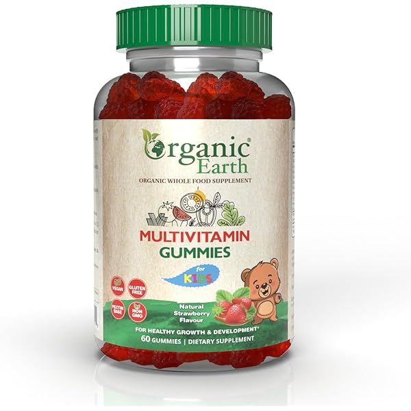 Organic Earth Multivitamin Adult Gummies 60'S